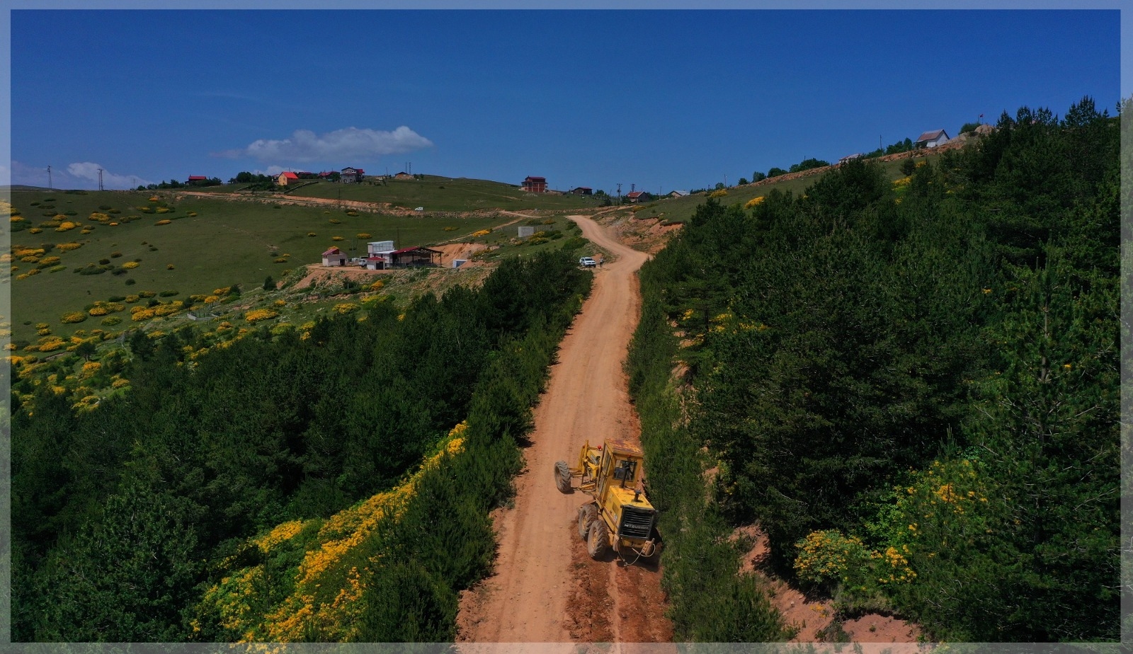 YAYLA TURİZMİ İÇİN ÇAMBAŞI OBA YOLLARI ONARILIYOR